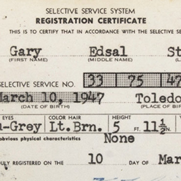 Vietnam-Era Draft Card, 1965 teaser